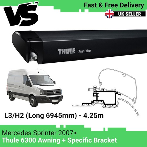 Thule 6300 25m awning black - 4.25m,