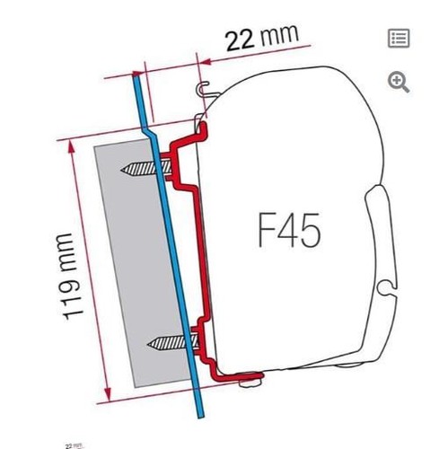 Fiamma kit ford roof - ford,