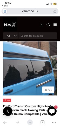 Campervan awning rail - campervan,