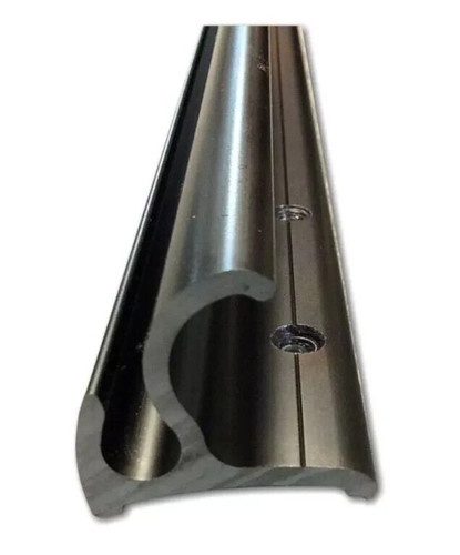 Black awning rail - black,